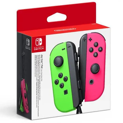 Nintendo Switch Joy-Con Droit & Gauche Vert/Rose Néon 2512366, 79837 0045496430795 nintendo