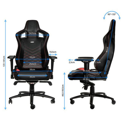 Noblechairs Epic (noir/rouge) chaise GAMER 04250144800288 Noblechairs