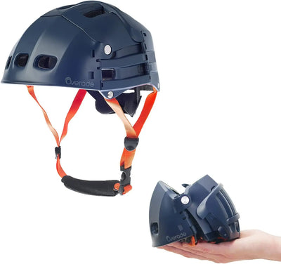 OVERADE Casque Pliable Plixi Fit pour vélo, Trottinette électrique, Overboard, gyroroue, Skateboard, Roller, VAE - Norme CE OVERADE