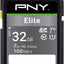 PNY Elite SDHC card 32GB Class 10 UHS-I U1 100MB/s SELECLINE