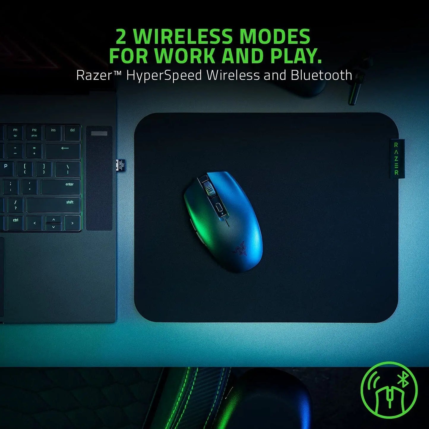 Razer Orochi Sans fil ou filaire - USB, Bluetooth 8886419331612 RAZER