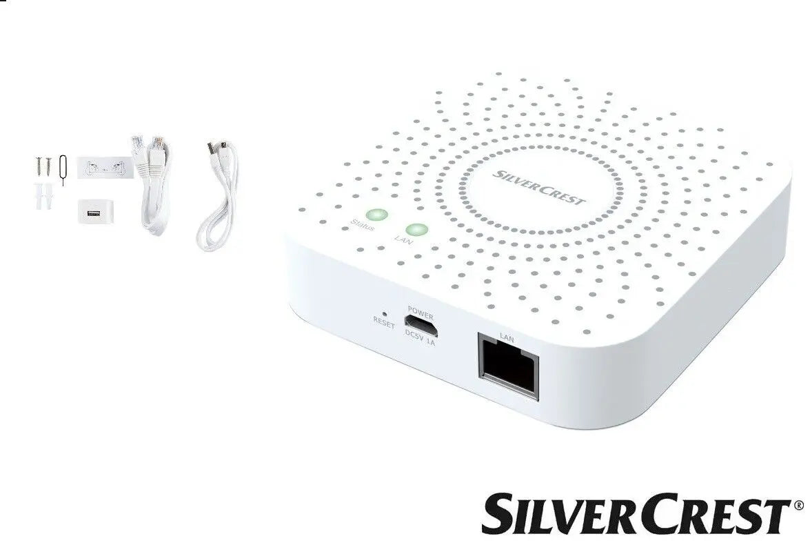 SILVERCREST® Passerelle Domotique Smart Home Maison Automatique Lumière, etc... TECIN-PRINCIPALE