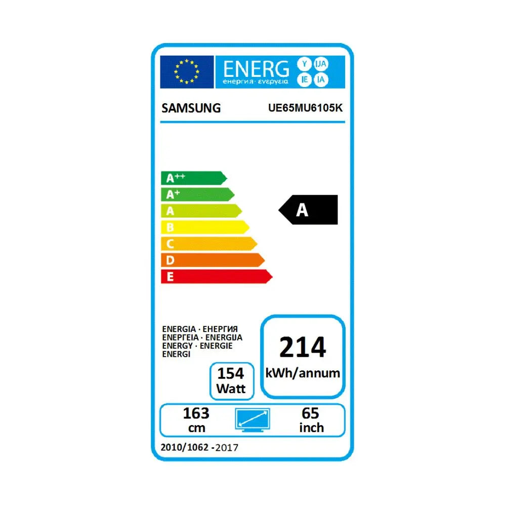 Samsung 6 Series UE65MU6105K - 163 cm - Smart TV LED - 4K UHD 8806088753348 Samsung