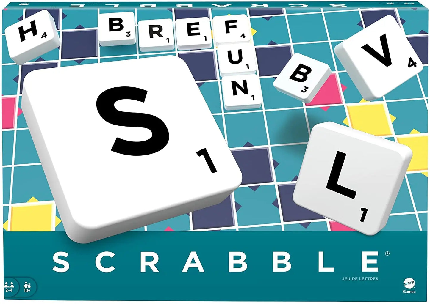 Scrabble Original - Jeu Familial - Placez des Mots pour Gagner des Points 746775260699 Mattel Games
