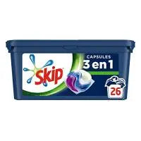 Skip Lessive fraîcheur intense - Les 26 capsules, 702g SKIP