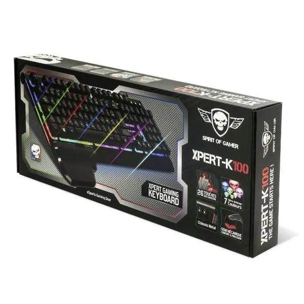 Spirit of Gamer Xpert-K100 Noir 3700104435216 Spirit of Gamer