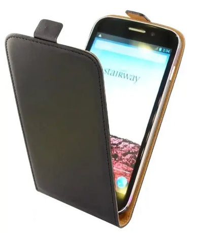 Star FLIP125 Etui flip pour Wiko Stairway Noir star