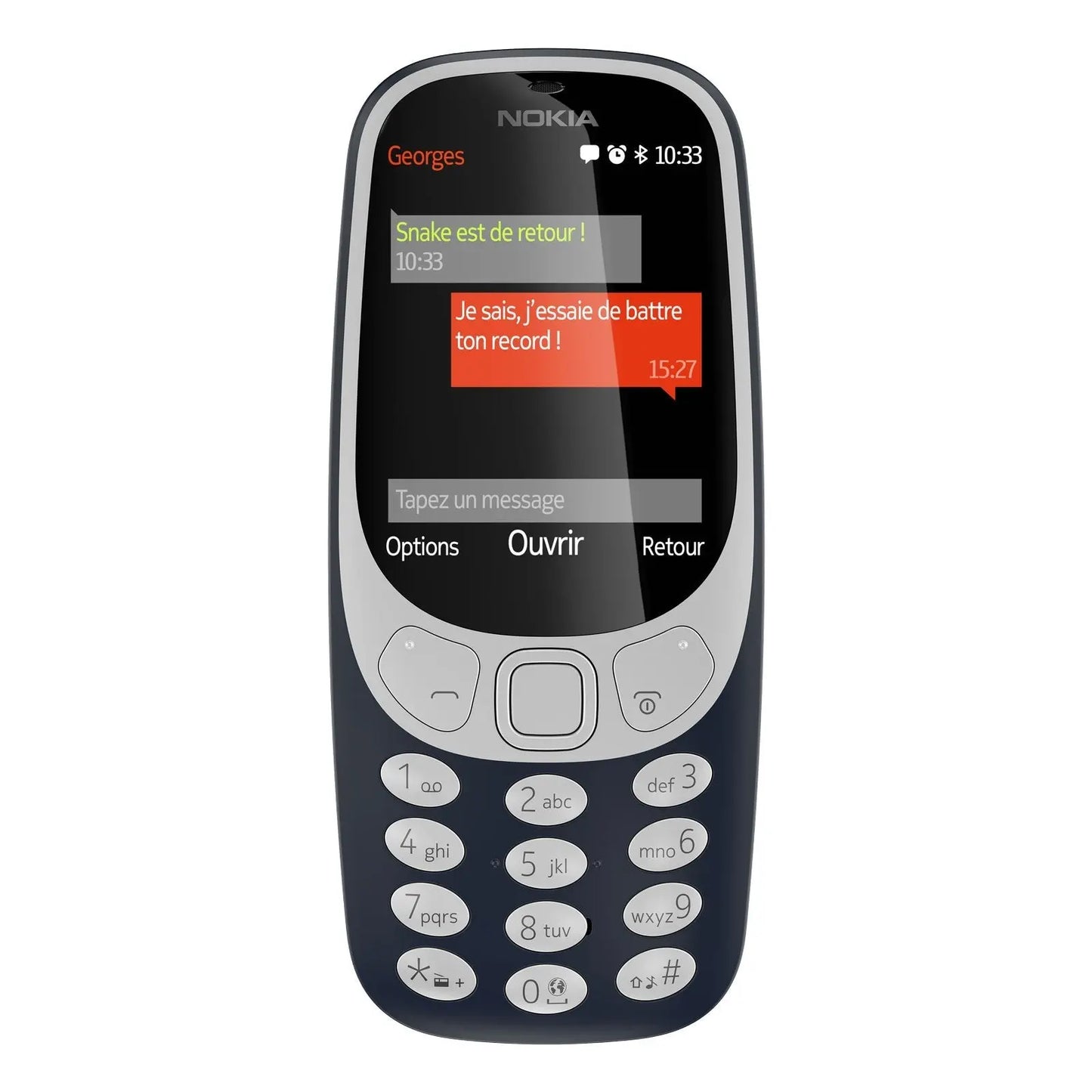 Téléphone portable Nokia 3310 - Double SIM (bleu ) A00028257 6438409602053 Nokia