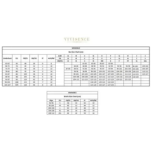 VIVISENCE Eve Soutien-Gorge Push-Up Dos Nu Bretelles Transparentes  Femme Fabriqué en UE VIVISENCE