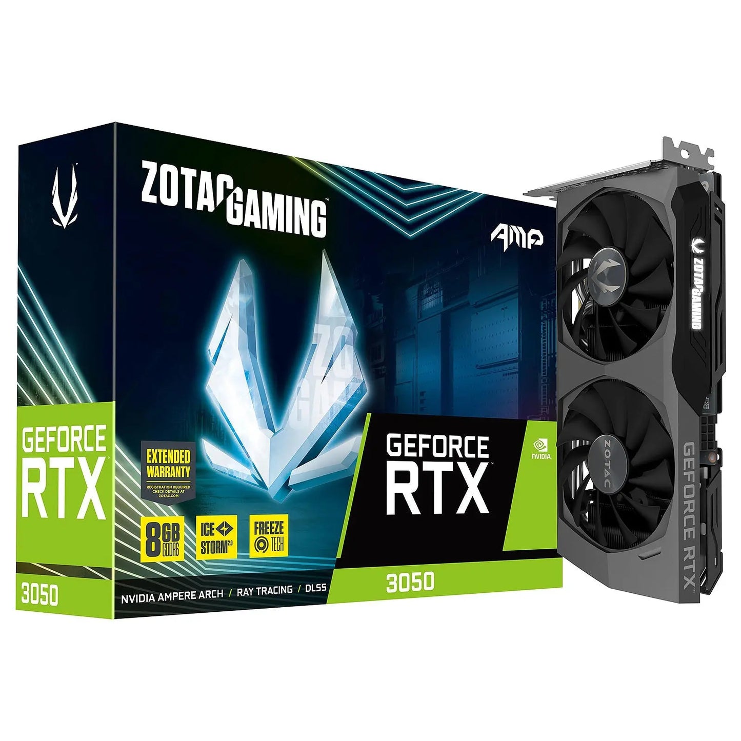 ZOTAC GeForce RTX 3050 AMP LHR ZT-A30500F-10M ZOTAC