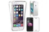 ebestStar ® pour Apple iPhone 6S 6 Plus écran 5,5"" - Coque Intégrale Avant et Arrière Silicone Gel + Verre Trempé, Couleur EBESTSTAR