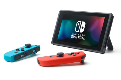 pas de stock en 2020  sur Console Nintendo Switch avec paire de Joy-Con Bleu et Rouge nintendo